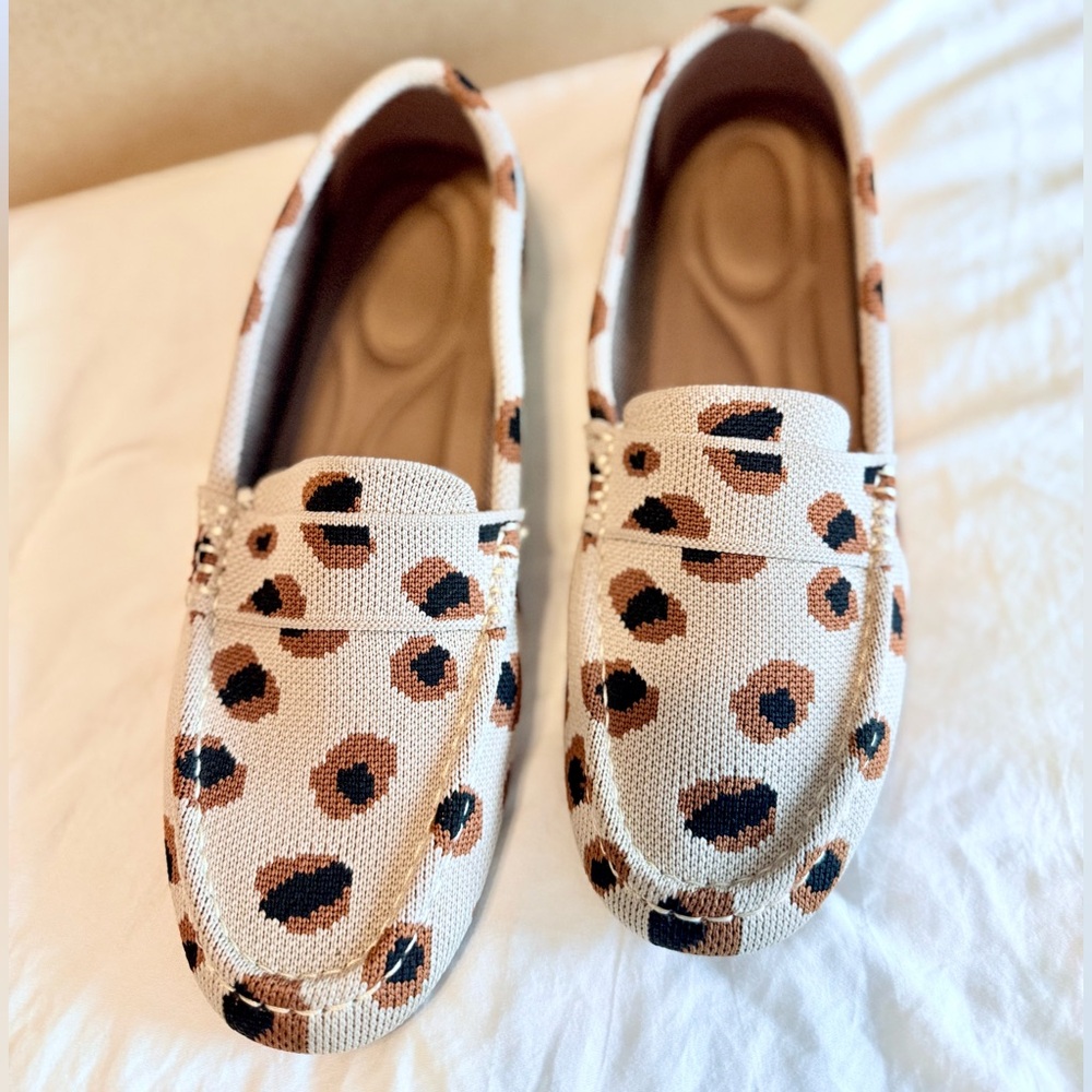 Leopard Print Loafers NIB